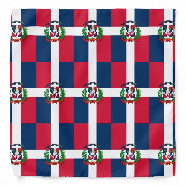 The flag of the Dominican Republic Bandana (Front)