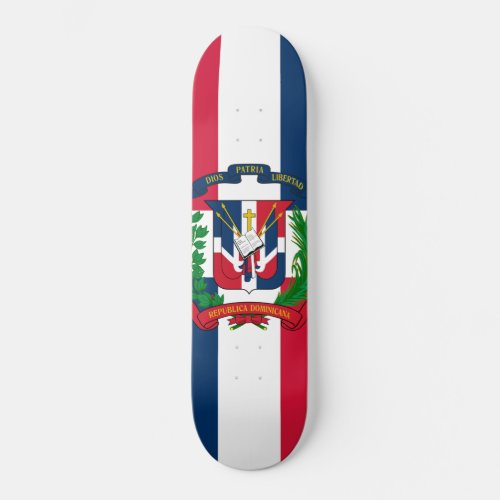 The flag of the Dominican Republic Skateboard