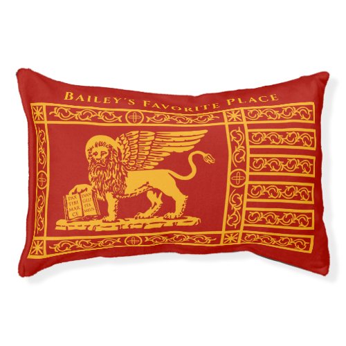 The Flag of the Republic of Venice Italy Pet Bed