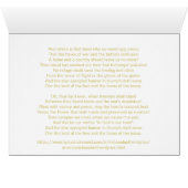 The Flag of the United States of America (Inside Horizontal (Bottom))