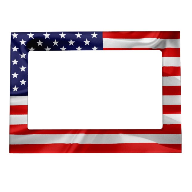The Flag of the United States of America Magnetic Picture Frame (Front)