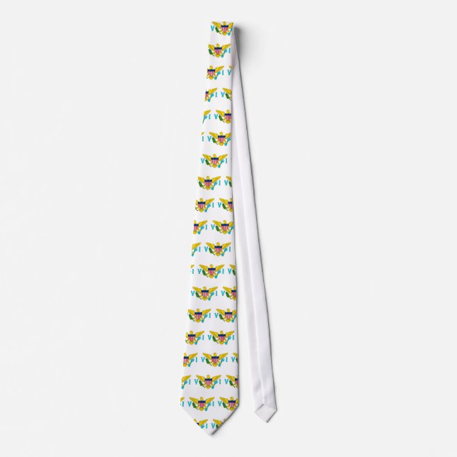 The Flag of the US Virgin Islands Neck Tie (Front)