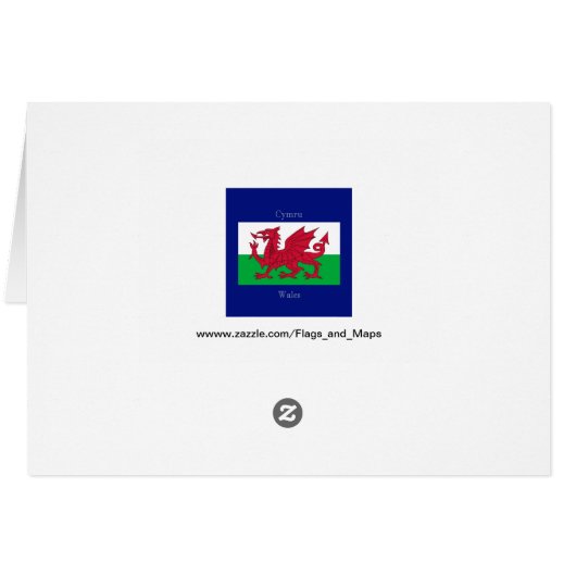 The Flag of Wales (Back Horizontal)