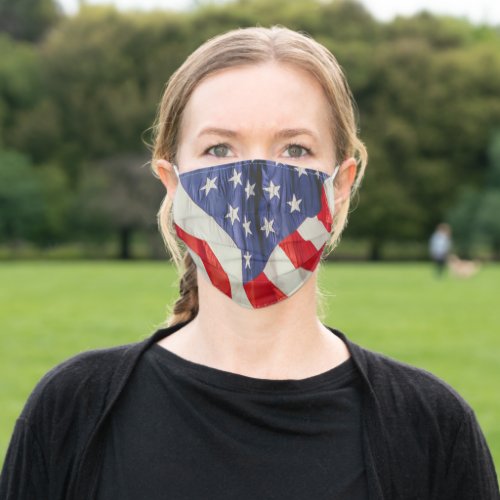 The Flag  USA  American Flag Adult Cloth Face Mask