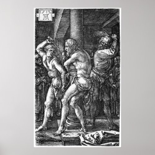 The Flagellation by Albrecht Durer Poster
