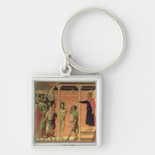 The Flagellation, from the Maesta altarpiece Keychain