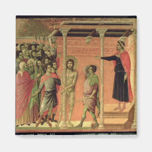 The Flagellation, from the Maesta altarpiece Magnet