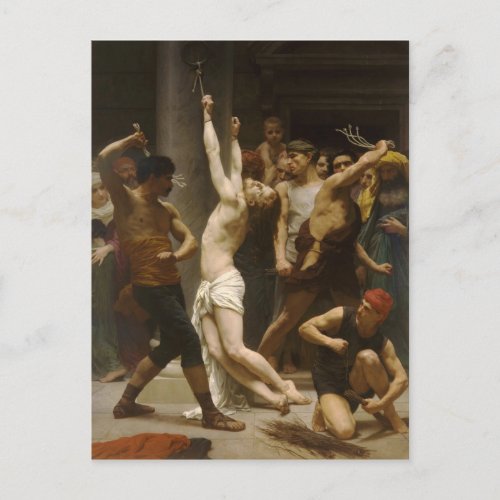 The Flagellation of Our Lord Jesus Christ 1880 Postcard