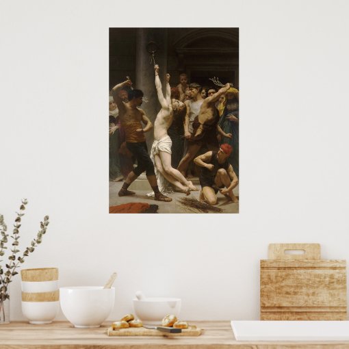 The Flagellation of Our Lord Jesus Christ (1880) Poster Zazzle