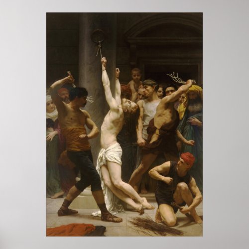 The Flagellation of Our Lord Jesus Christ 1880 Poster
