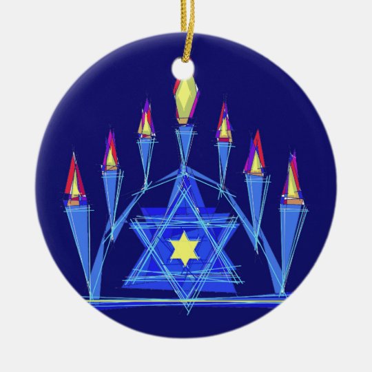 The Flame of Life. Ceramic Ornament