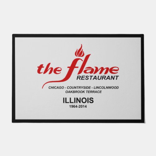 The Flame Restaurants of Illinois Doormat