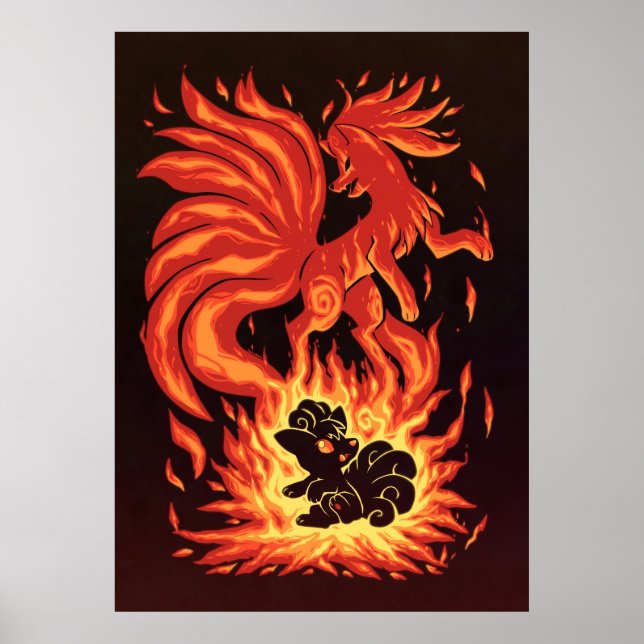 The Flame Tailed Fox Within Poster (Front)