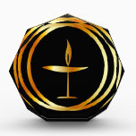 The Flaming Chalice Award<br><div class="desc">The Flaming Chalice- the symbol of Unitarianism and Unitarian Universalism</div>