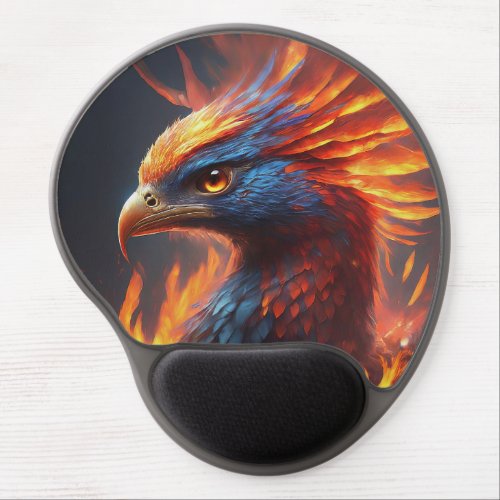 The Flaming Eagle Gel Mouse Pad