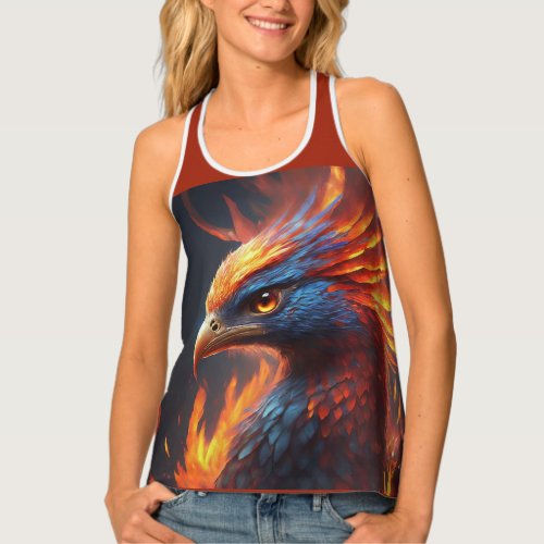 The Flaming Eagle Tank Top
