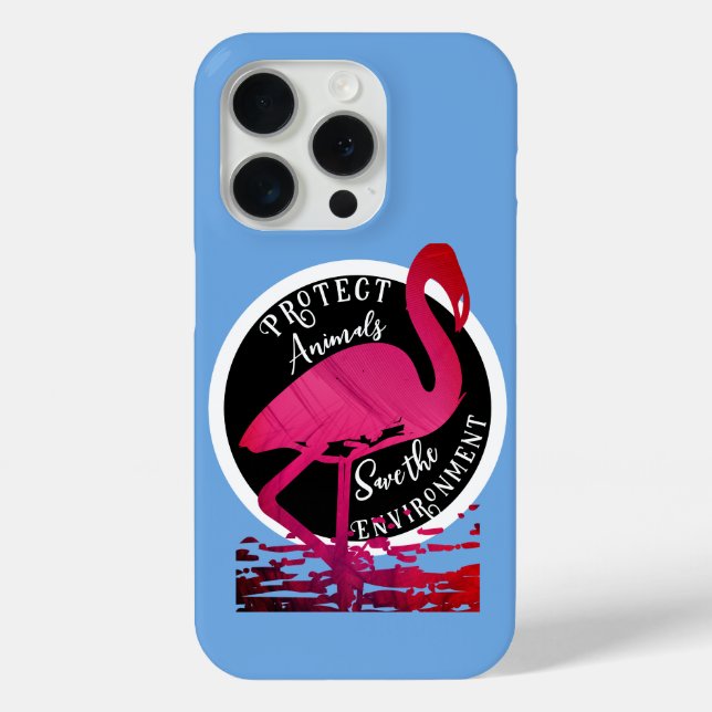 The flamingo guardian Case-Mate iPhone case (Back)