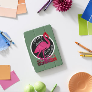 The flamingo guardian iPad mini cover
