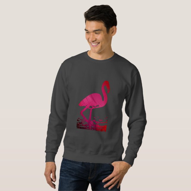 The flamingo guardian  sweatshirt (Front Full)