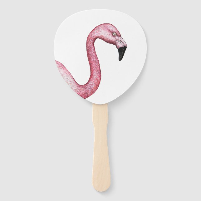 The Flamingo Hand Fan (Front)