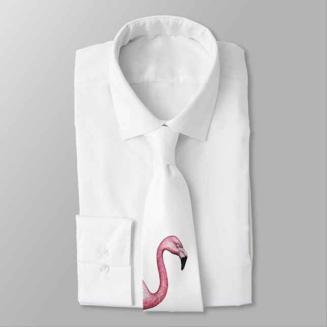 The Flamingo Neck Tie (Tied)