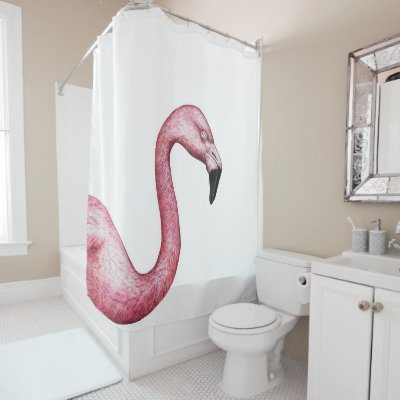 The Flamingo Shower Curtain
