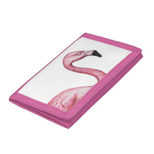 The Flamingo Trifold Wallet