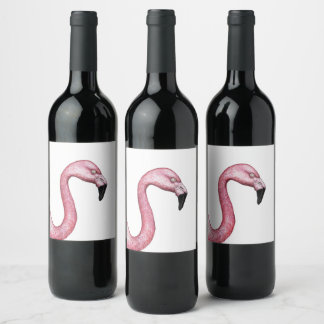 The Flamingo Wine Label