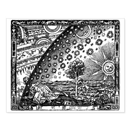 The Flammarion Rubber Stamp