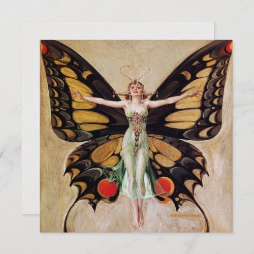The Flapper Girls Metamorphosis Butterfly 1922