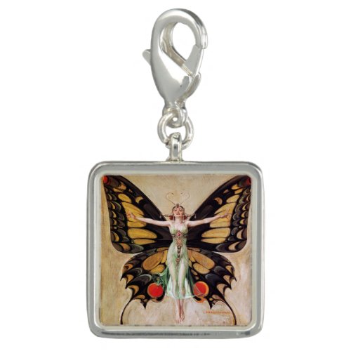 The Flapper Girls Metamorphosis to Butterfly 1922 Charm