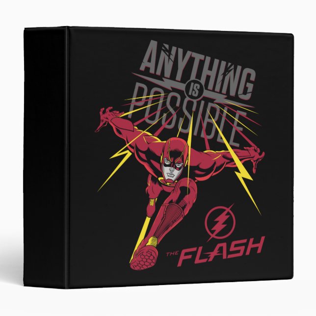 The Flash | "Anything Is Possible" 3 Ring Binder (Front/Spine)