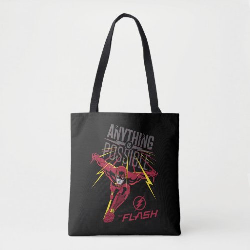 The Flash  Anything Is Possible Tote Bag