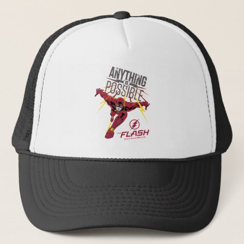 The Flash  Anything Is Possible Trucker Hat