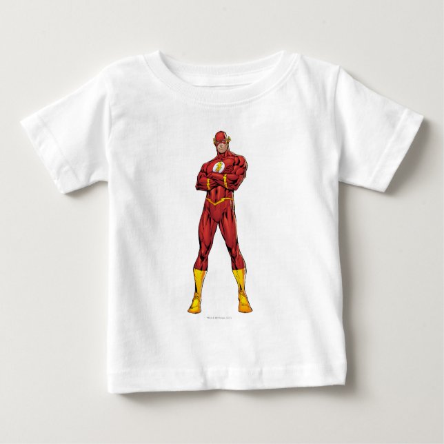The Flash Arms Crossed Baby T-Shirt (Front)