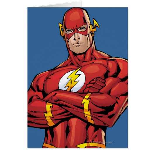The Flash Arms Crossed Cards (Front)