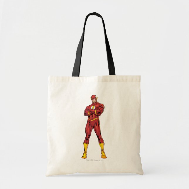 The Flash Arms Crossed Tote Bag (Front)
