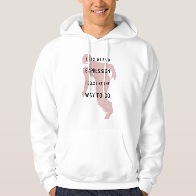 The Flash | "Blank Expression" Quote Silhouette Hoodie (Front)