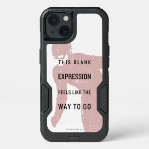 The Flash   "Blank Expression" Quote Silhouette iPhone 13 Case