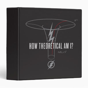 The Flash "How Theoretical Am I?" 3 Ring Binder