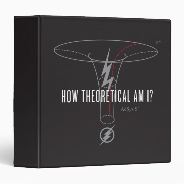 The Flash | "How Theoretical Am I?" 3 Ring Binder (Front/Spine)