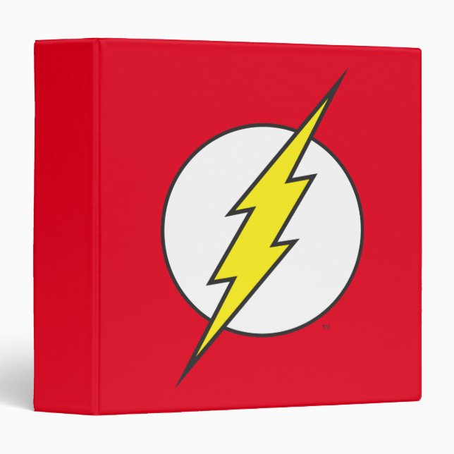 The Flash | Lightning Bolt 3 Ring Binder (Front/Spine)