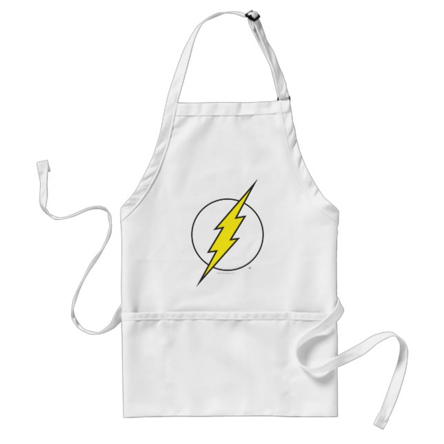 The Flash | Lightning Bolt Adult Apron (Front)