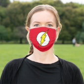 The Flash | Lightning Bolt Adult Cloth Face Mask (Outside)
