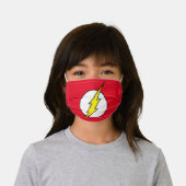 The Flash | Lightning Bolt Kids' Cloth Face Mask (Worn)