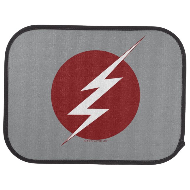 The Flash | Lightning Bolt Logo Car Floor Mat (Rear)