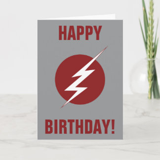 The Flash | Lightning Bolt Logo Card