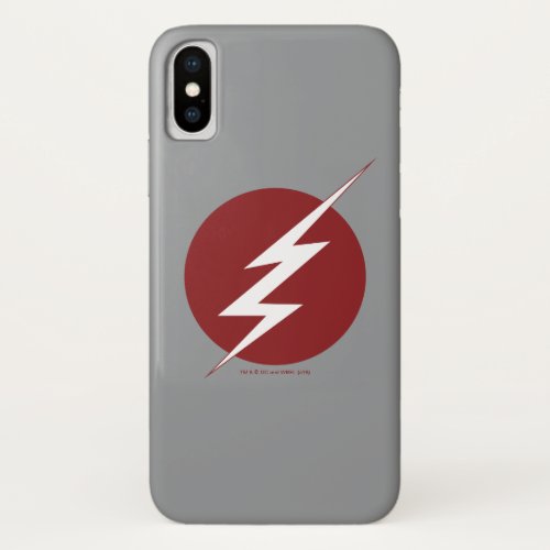 The Flash  Lightning Bolt Logo iPhone X Case