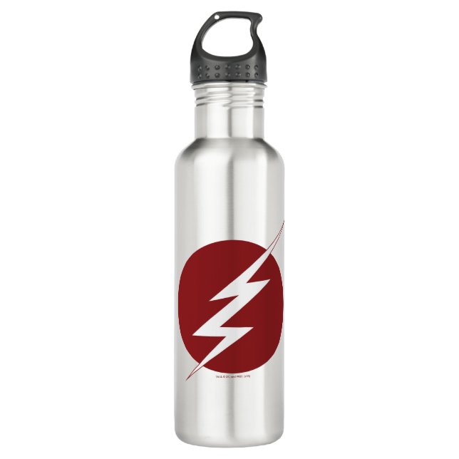The Flash | Lightning Bolt Logo Stainless Steel Water Bottle (Front)