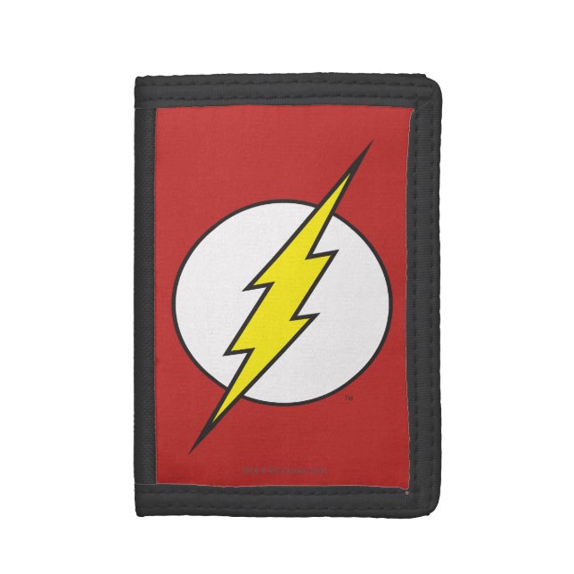 The Flash | Lightning Bolt Trifold Wallet (Front Vertical)